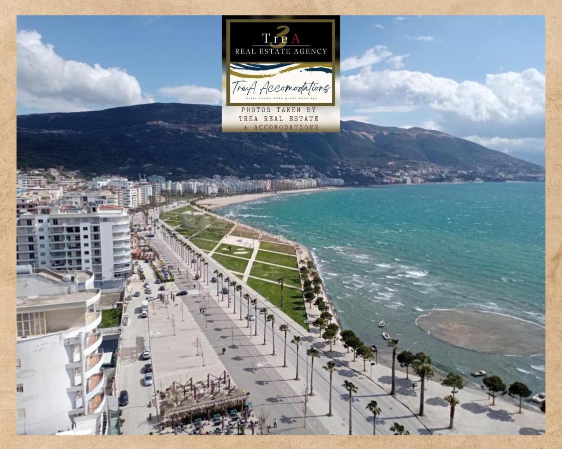 Trea Accomodations - 2 Bedrooms - Riviera With Private Parking Vlorë Exterior foto